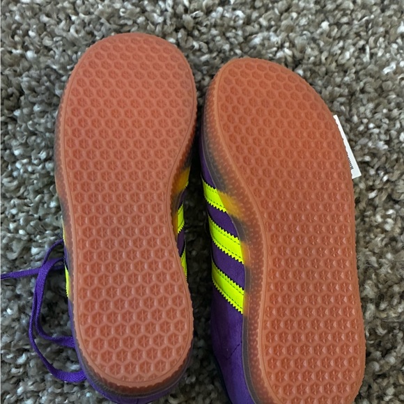 Adidas Gazelle - 100% Authentic Purple Yellow 12Kids– New in Box - 1 day 📦 - Picture 5 of 12